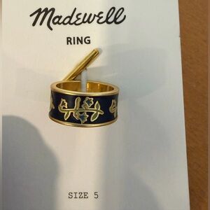 Madewell Gold Bar Ring